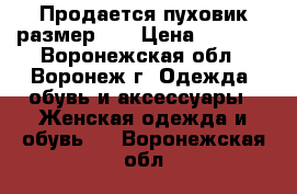 Продается пуховик размер 42 › Цена ­ 2 000 - Воронежская обл., Воронеж г. Одежда, обувь и аксессуары » Женская одежда и обувь   . Воронежская обл.